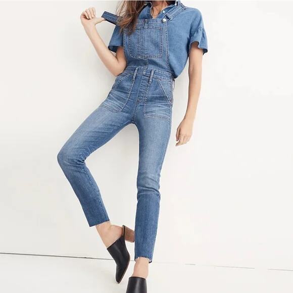 Madewell Skinny Denim Overalls xs - Picture 3 of 11